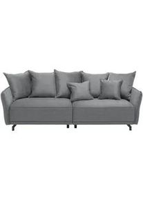 Carryhome Bigsofa , Grau , Textil , Uni , Füllung: Silikon,Silikon , 226x91x103 cm , Stoffauswahl , Wohnzimmer, Sofas & Couches, Sofas, Textilsofas