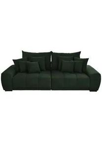 Carryhome Bigsofa , Dunkelgrün , Textil , Buche , massiv , Füllung: Schaumstoff,Schaumstoff , 280x67x120 cm , Stoffauswahl, Rücken echt , Wohnzimmer, Sofas & Couches, Sofas, Textilsofas