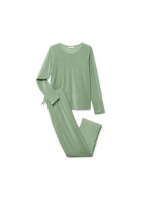 Tchibo - Nicki-Pyjama-Set - Damen - Gr. L - hellgrün