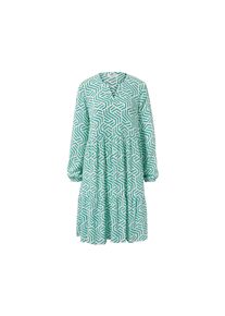 Tchibo - Bedrucktes Webkleid - Damen - Gr. 42 - creme