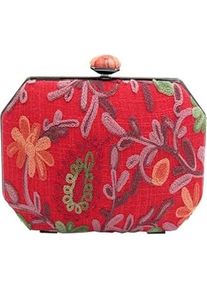 Sanetti Inspirations, Damen, Handtasche, Handgefertigte Clutch-Taschen mit exquisitem Stoffbezug