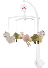 babyFEHN Fehn Mobile »Lazy, Crazy & Pink, Musik-Mobile« mit mechanischem Spielwerk in bunt