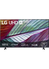 LG LCD-LED Fernseher »75UR78006LK« 189 cm/75 Smart-TV UHD in schwarz, Größe 75