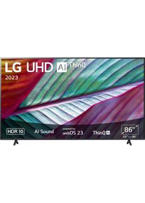 LG LCD-LED Fernseher »86UR78006LB« 217 cm/86 ′′ Smart-TV UHD in schwarz, Größe 86 ′′
