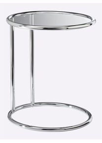 HEINE HOME Beistelltisch 1 Stk. tlg. in silberfarben, Größe B/H/T: 45 cm x 54 cm x 45 cm