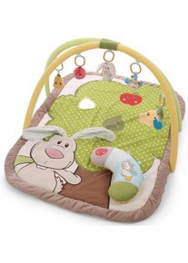 Nici Baby Gym »My First Nici Kollektion, 3-D Activity-Decke« mit Spielkissen Hase und Eule in bunt