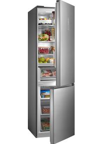 Hanseatic Kühl-/Gefrierkombination »HKGK20060ANFI« 201 cm hoch 59,5 cm breit NoFrost, Abtauautomatik, QuickFreeze, Urlaubsschaltung, Display in...