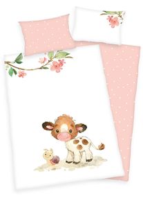 Baby Best Babybettwäsche »süsses Kälbchen« 2 Stk. tlg. in bunt, Größe B/L: 40 cm x 60 cm