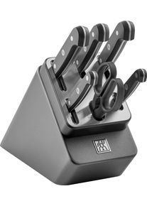 Zwilling Messerblock »Gourmet« 7 Stk. Made in Germany, selbstschärfender Messerblock, Sonderschmelze in grau