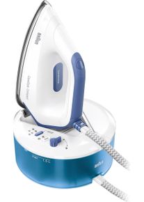 Braun Dampfbügelstation »CareStyle Compact IS 2143 BL - 6,0 bar, 420 g Dampfstoß 1,5 l Tank« 1.500 ml Wassertank 125 g Dampfmenge, EloxalPlus...
