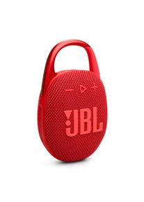 JBL Bluetooth-Lautsprecher »Clip 5« (Bluetooth Lautstärkeregelung 7 W) ultra-kompakt, wasser- und staubgeschützt (IP67), 7 Watt RMS in rot