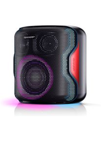 Sharp Party-Lautsprecher »PS-921(BK)« (A2DP Bluetooth AVRCP Bluetooth Bluetooth Beleuchtungseffekte USB-Wiedergabe ) in schwarz