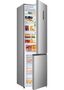 Hanseatic Kühl-/Gefrierkombination »HKGKB20060BNFI« 201,7 cm hoch 59,5 cm breit in silberfarben