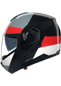 Nolan N90-3 Blocco 353, flip up helmet , color: Black/Grey/Red/White , size: M