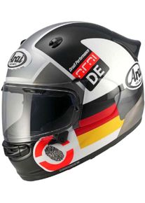 Arai Quantic Nation "DE", full face helmet , color: White/Black/Red Yellow , size: XS