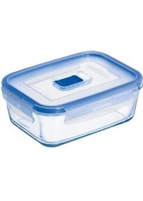 Luminarc Pure Box Active Recipiente Rectangular Hermético Vidrio 16x11cm - 82cl Bicolor