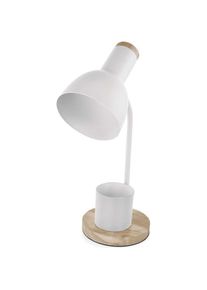 EMOS, Tischlampe, Schreibtischlampe POPPY, weiss (E27)