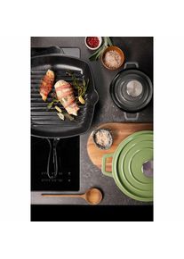 Berndes Br&auml;ter Cocotte B.IRON Gusseisen rund 20 cm 2,5 Liter schwarz INDUKTION, Pfanne + Kochtopf, Schwarz