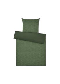 Tchibo - Pościel z polibawełny - kolor: czerwony/zielony