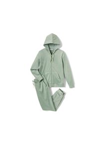 Tchibo - Dres domowy z weluru - dla pań - rozmiar XL 48/50 - kolor: zielony