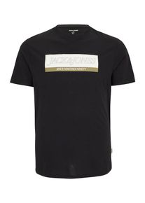 Jack & Jones Plus Jack & Jones Plus Tricou 'JORINWOOD' Bărbaţi negru, Mărimea XXL