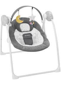 badabulle Komfort Moonlight elektrische Babywippe | grau