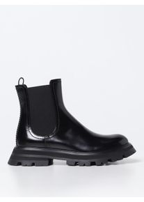 McQueen ankle boots in brushed leather