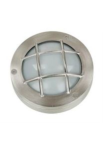 Licht-Erlebnisse Lampada da parete per esterni AGIA G9 max. 20W nichel opaco, chiaro/trasparente, ottone, vetro LE42225