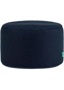 I.C.O.N. icon Pouf Techmesh Gaming , Dunkelblau , Textil , Rund , 47x36x47 cm , Hergestellt in Deutschland, Oeko-Tex® Standard 100 , Wohnzimmer, Hocker, Poufs