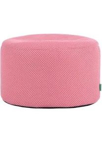 I.C.O.N. icon Pouf Techmesh Gaming , Pink , Textil , Rund , 47x36x47 cm , Hergestellt in Deutschland, Oeko-Tex® Standard 100 , Wohnzimmer, Hocker, Poufs