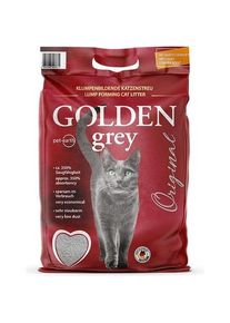 Room05 Golden Grey Katzenstreu Kinderpulver (Neutralisierend, Klumpend, Nicht staubend, 7 kg), Katzenstreu