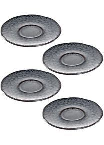 Leonardo Untertasse »Matera« Keramik, Ø 11 cm in grau