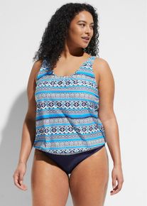 bonprix Tankini oversize (2 części), niebieski, 40
