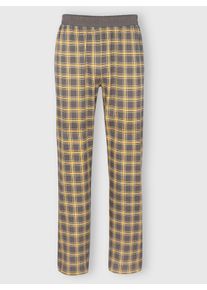 Heren Pyjama-Broek in antraciet geruit ,maat 44/46, WITT, 100% Katoen