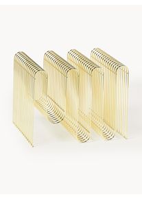 AYTM Stojak na czasopisma z metalu Curva Złoty Metal S 41 x W 30 cm