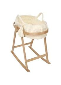 Jimmylee Moseskorb , Naturfarben, Beige , Kunststoff, Textil, Holzwerkstoff , Höhe ca. 3 cm , 51x93x81 cm , Babymöbel & Kindermöbel, Babyzimmer, Babybetten, Stubenwagen & Babywiegen