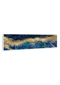 Klarstein Wonderwall Air Art Smart, infravörös hősugárzó, 120 x 30 cm, 350 W, kék márvány