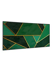 Klarstein Wonderwall Air Art Smart, infravörös hősugárzó, 120 x 60 cm, 700 W, zöld csík