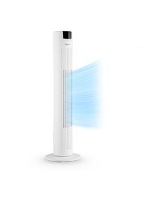 Klarstein Skyscraper 2G, 40W, torony ventilátor érintővezérléssel, aromaolaj, távirányító, fehér