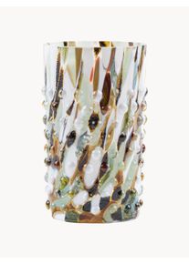 ANNA VON LIPA Copos altos artesanais Hobnail, conjunto de 2 Multicolor Vidro Ø 7 x Alt 12 cm, 250 ml