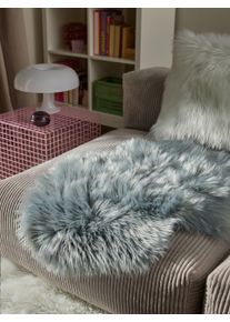 benuta Pop Faux Fur Nanuk Blue 60x90 cm - Stylish Faux Fur Rugs