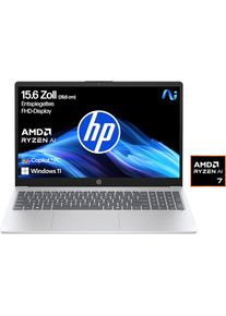 HP, Notebook &raquo;OmniBook 3 NG AI&laquo; 39, 62 cm / 15, 6 AMD Ryzen AI 7 Radeon860M 1.000 GB SSD, Glacier Silver, AMD Radeon 860M Graphics