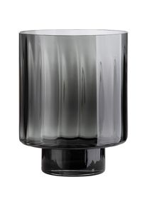 Gilde, Windlicht &raquo;Novus, Weihnachtsdeko&laquo; aus Glas, H&ouml;he ca. 35 cm, schwarz, Glas, B/H/T: 28 cm x 35 cm x 28 cm, schwarz
