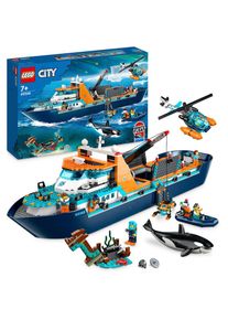 Lego , Konstruktionsspielsteine &raquo;Arktis-Forschungsschiff (60368), City&laquo; Made in Europe, bunt, Konstruktionsspielsteine