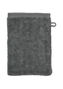 Ross, Waschhandschuh &raquo;Sinfonie&laquo; in modernen Unifarben, schiefer, Frottier, B/L: 16 cmx22 cm -6 Stk., schiefer