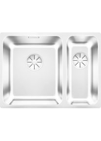 Blanco, Edelstahlsp&uuml;le &raquo;SOLIS 340/180-U&laquo; 1 Stk. tlg. zum wechselseitigen Einbau geeignet, Edelstahl, Edelstahl, Hauptbecken links, Edelstahl