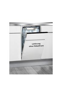 Amica, vollintegrierbarer Geschirrsp&uuml;ler &raquo;EGSP 14968-3 V&laquo; 9 l 10 Ma&szlig;gedecke, schwarz, verstellbare Tassenablage