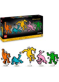 Lego , Konstruktionsspielsteine &raquo;Keith Haring &ndash; Tanzende Figuren (31216), Lego ART&laquo;, bunt, Konstruktionsspielsteine