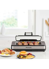 MediaShop, Tischgrill &raquo;PowerXL Smokeless Grill Elite&laquo; 1500 W, schwarz, Grillrost im Rautenmuster