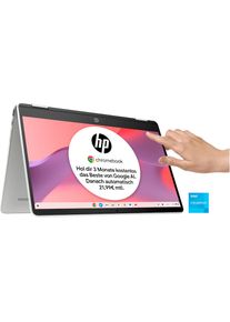 HP , Chromebook »14a-ca0221ng« 35,6 cm / 14 ′′ Intel Celeron UHD Graphics 600 ChromeOS, Convertible Laptop , silberfarben